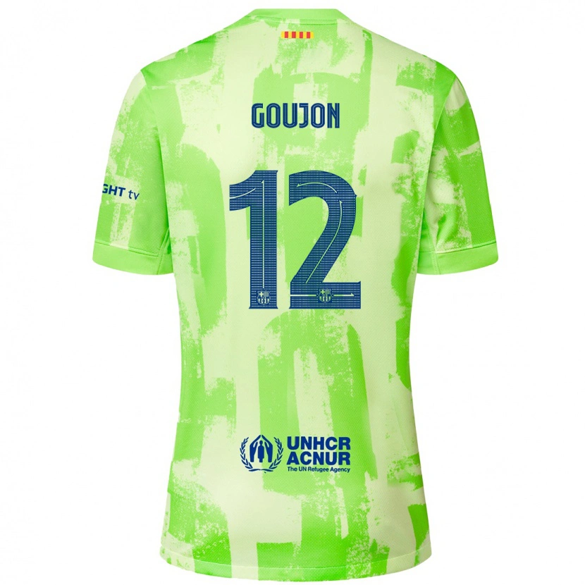 Danxen Herren Iker Goujón #12 Limettengrün Ausweichtrikot Trikot 2024/25 T-Shirt Schweiz