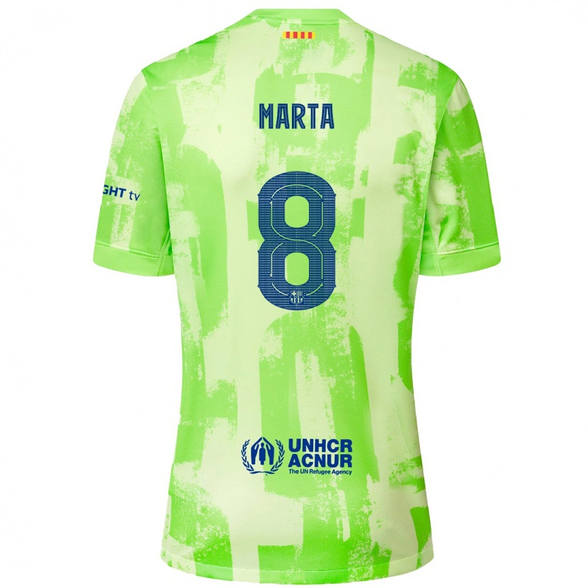 Danxen Herren Marta Torrejon #8 Limettengrün Ausweichtrikot Trikot 2024/25 T-Shirt Schweiz