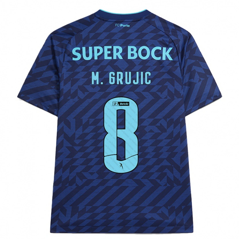 Danxen Herren Marko Grujic #8 Marineblau Ausweichtrikot Trikot 2024/25 T-Shirt Schweiz