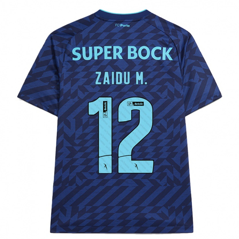 Danxen Herren Zaidu #12 Marineblau Ausweichtrikot Trikot 2024/25 T-Shirt Schweiz