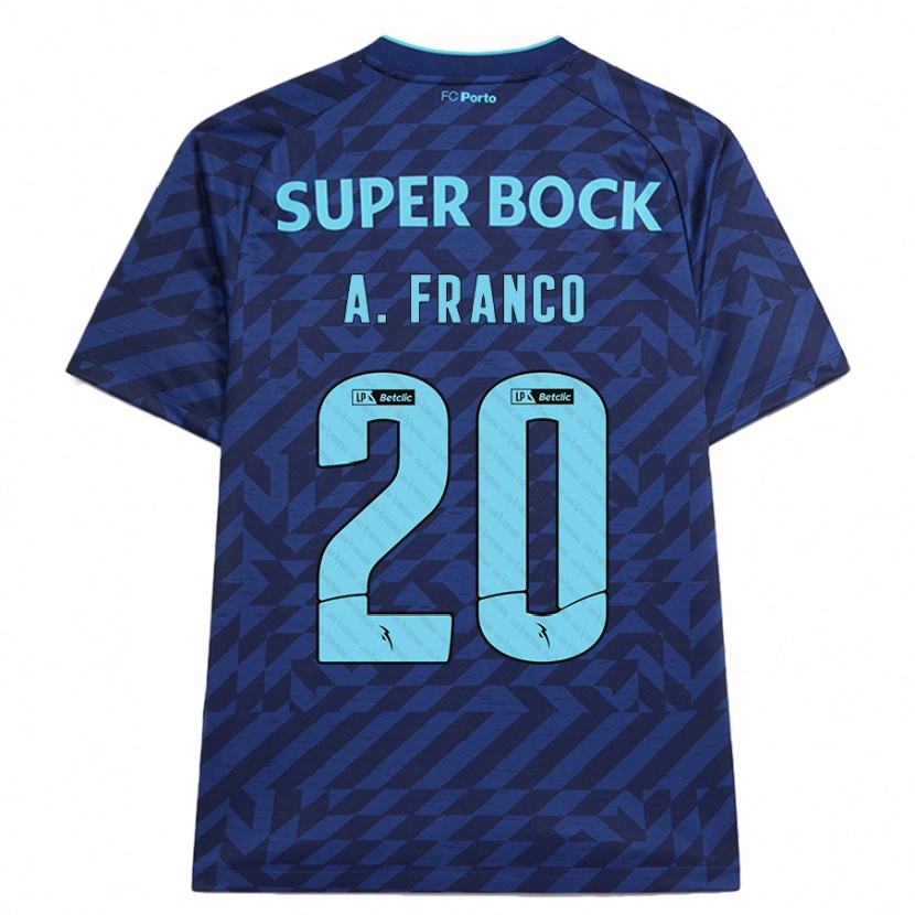 Danxen Herren André Franco #20 Marineblau Ausweichtrikot Trikot 2024/25 T-Shirt Schweiz