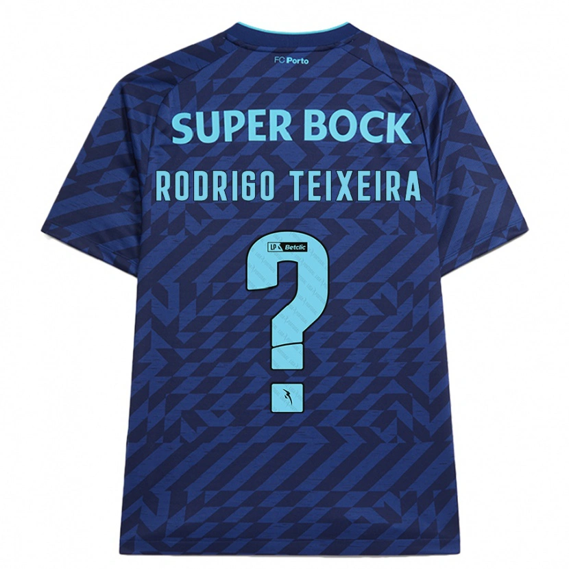 Danxen Herren Rodrigo Teixeira #0 Marineblau Ausweichtrikot Trikot 2024/25 T-Shirt Schweiz