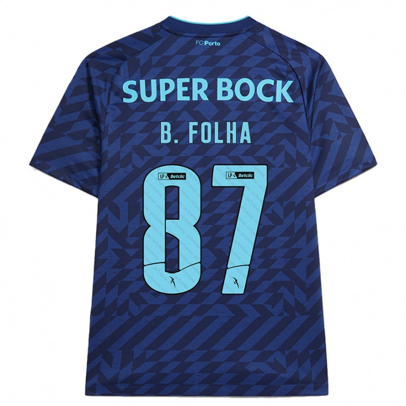 Danxen Herren Bernardo Folha #87 Marineblau Ausweichtrikot Trikot 2024/25 T-Shirt Schweiz