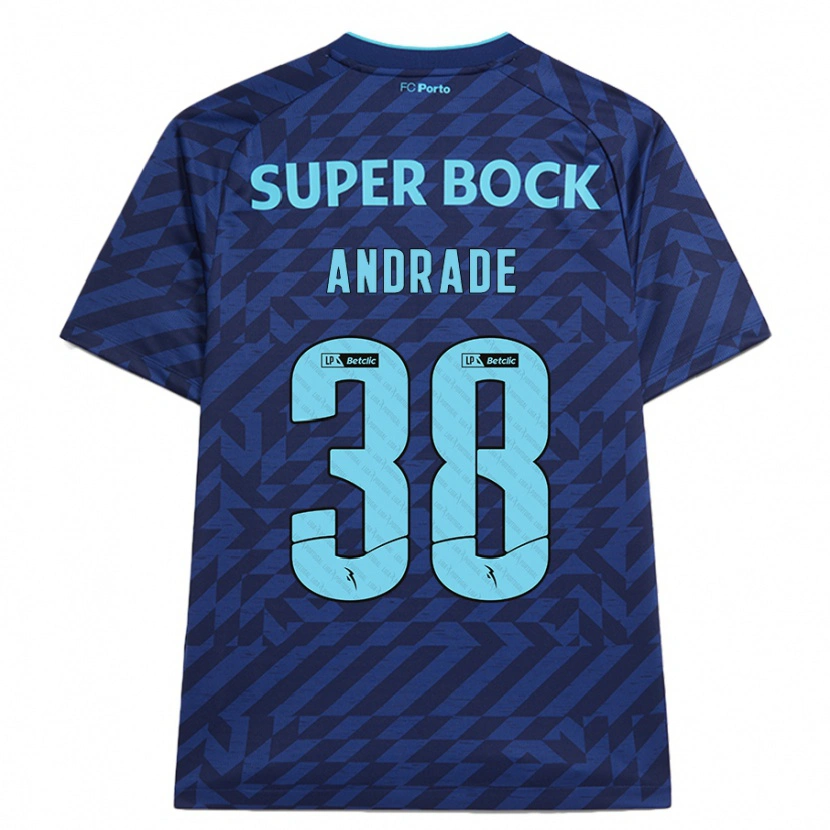 Danxen Herren Fernando Andrade #38 Marineblau Ausweichtrikot Trikot 2024/25 T-Shirt Schweiz