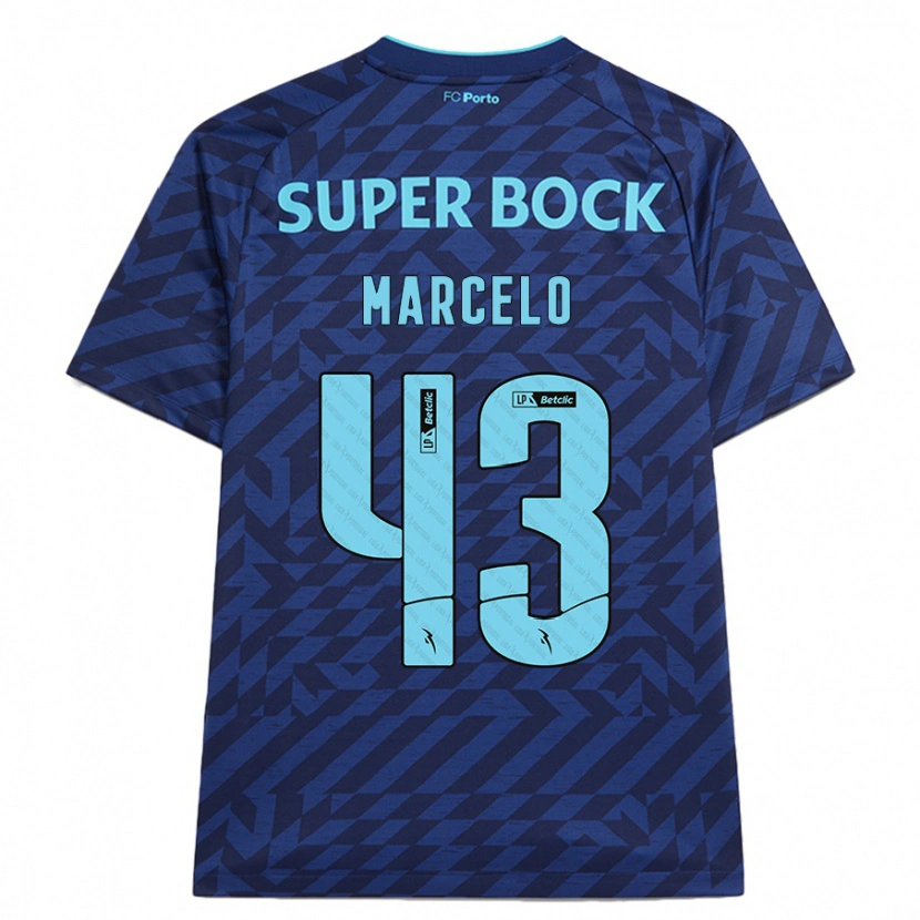 Danxen Herren Joao Marcelo #43 Marineblau Ausweichtrikot Trikot 2024/25 T-Shirt Schweiz