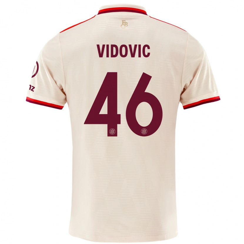 Danxen Herren Gabriel Vidovic #46 Leinen Ausweichtrikot Trikot 2024/25 T-Shirt Schweiz