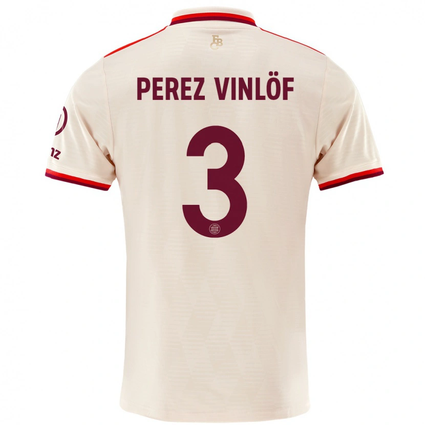 Danxen Herren Matteo Perez Vinlöf #3 Leinen Ausweichtrikot Trikot 2024/25 T-Shirt Schweiz