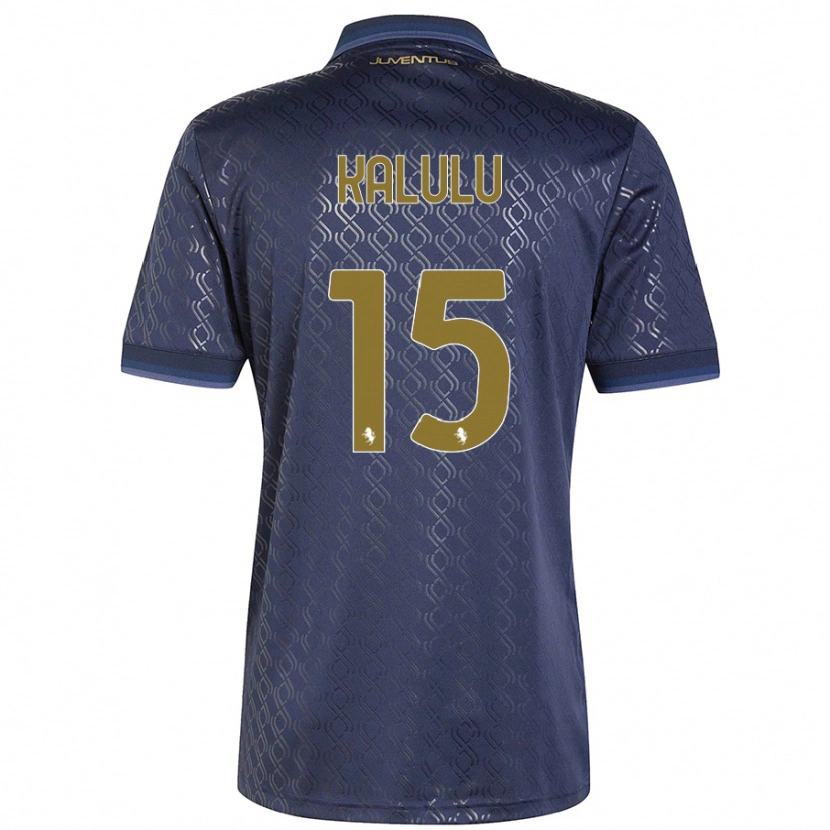 Danxen Herren Pierre Kalulu #15 Marineblau Ausweichtrikot Trikot 2024/25 T-Shirt Schweiz