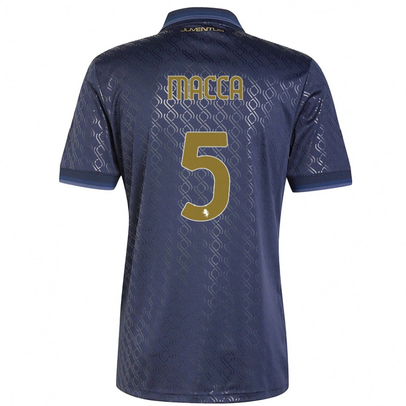 Danxen Herren Federico Macca #5 Marineblau Ausweichtrikot Trikot 2024/25 T-Shirt Schweiz