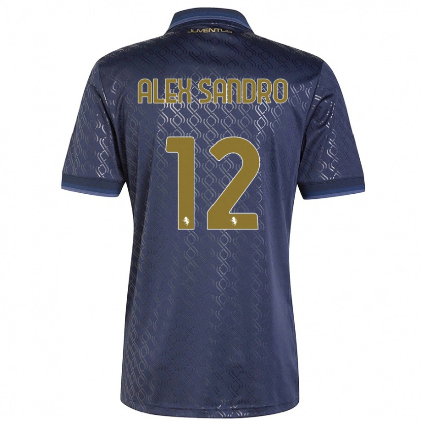 Danxen Herren Alex Sandro #12 Marineblau Ausweichtrikot Trikot 2024/25 T-Shirt Schweiz