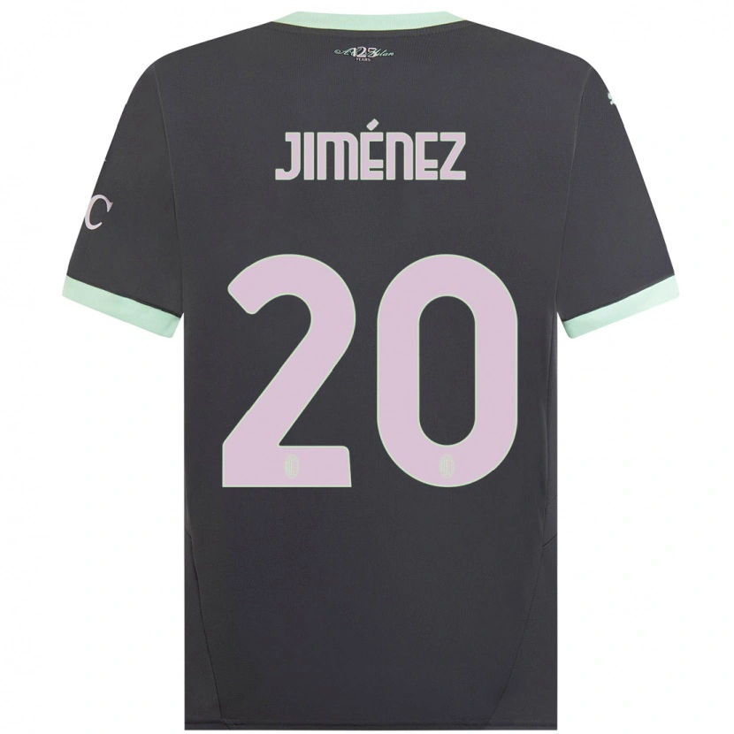 Danxen Herren Álex Jiménez #20 Grau Ausweichtrikot Trikot 2024/25 T-Shirt Schweiz