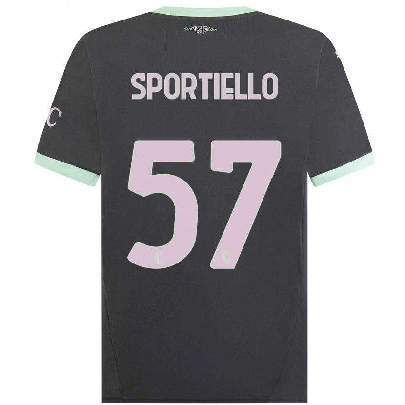 Danxen Herren Marco Sportiello #57 Grau Ausweichtrikot Trikot 2024/25 T-Shirt Schweiz