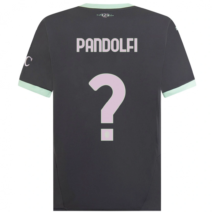 Danxen Herren Fabio Pandolfi #0 Grau Ausweichtrikot Trikot 2024/25 T-Shirt Schweiz