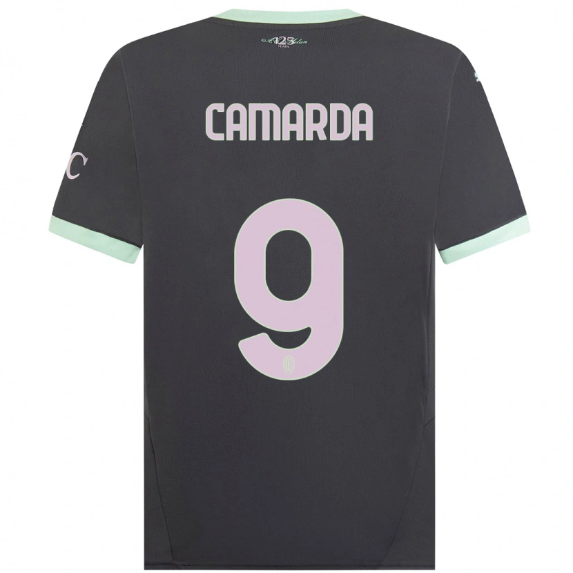 Danxen Herren Francesco Camarda #9 Grau Ausweichtrikot Trikot 2024/25 T-Shirt Schweiz