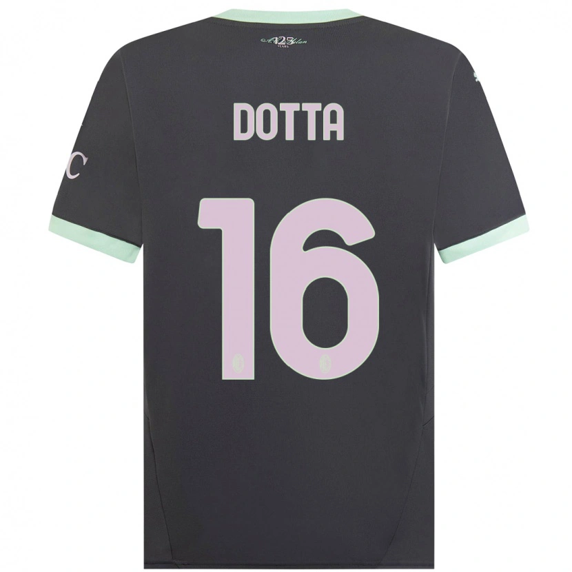 Danxen Herren Cristiano Dotta #16 Grau Ausweichtrikot Trikot 2024/25 T-Shirt Schweiz