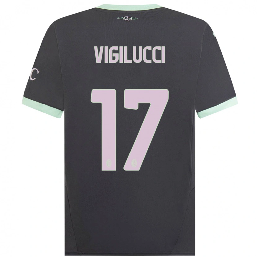 Danxen Herren Valery Vigilucci #17 Grau Ausweichtrikot Trikot 2024/25 T-Shirt Schweiz