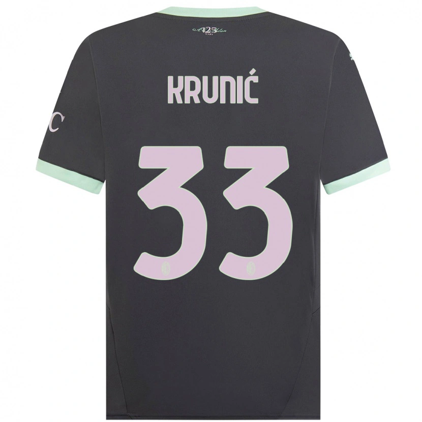 Danxen Herren Rade Krunic #33 Grau Ausweichtrikot Trikot 2024/25 T-Shirt Schweiz