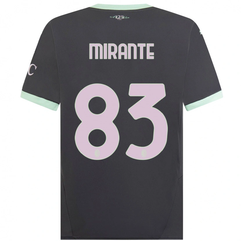 Danxen Herren Antonio Mirante #83 Grau Ausweichtrikot Trikot 2024/25 T-Shirt Schweiz