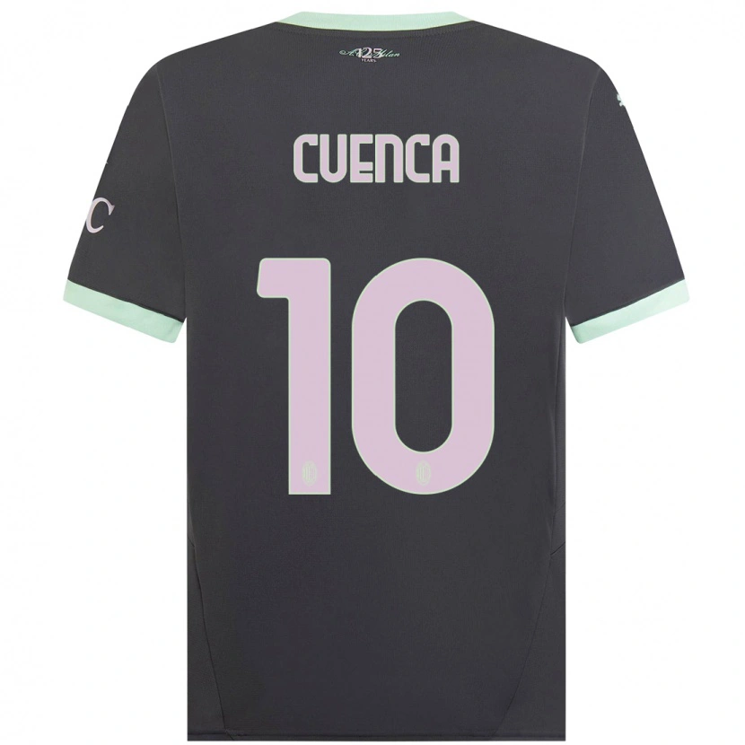 Danxen Herren Hugo Cuenca #10 Grau Ausweichtrikot Trikot 2024/25 T-Shirt Schweiz