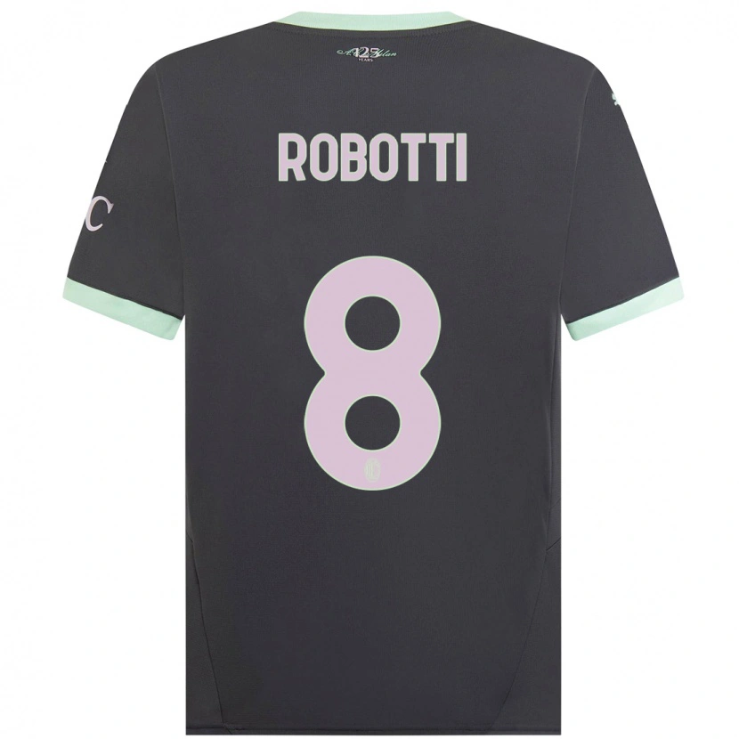 Danxen Herren Giovanni Robotti #8 Grau Ausweichtrikot Trikot 2024/25 T-Shirt Schweiz