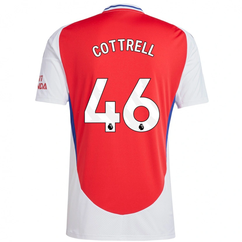 Danxen Damen Ben Cottrell #46 Rot Weiß Heimtrikot Trikot 2024/25 T-Shirt Schweiz