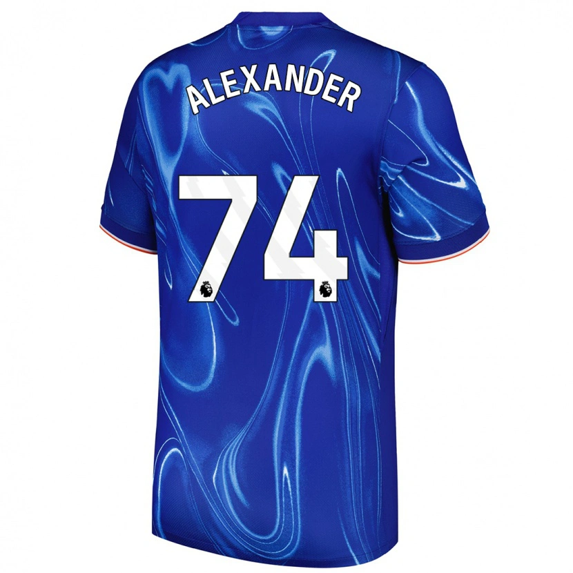 Danxen Damen Reiss-Alexander Russell-Denny #74 Blau Weiß Heimtrikot Trikot 2024/25 T-Shirt Schweiz