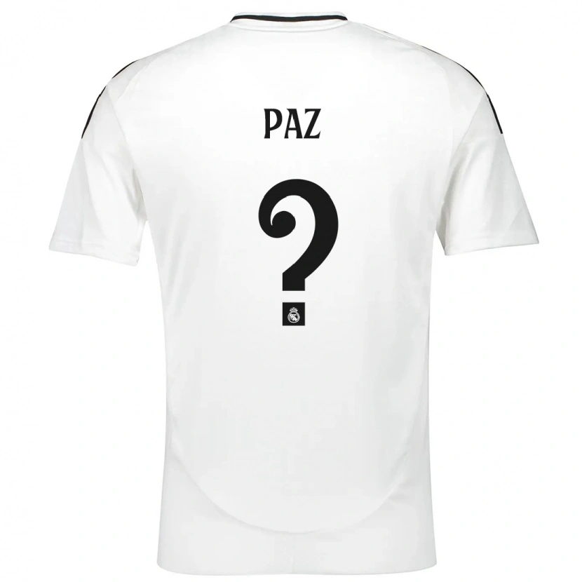 Danxen Damen Nico Paz #0 Weiß Heimtrikot Trikot 2024/25 T-Shirt Schweiz