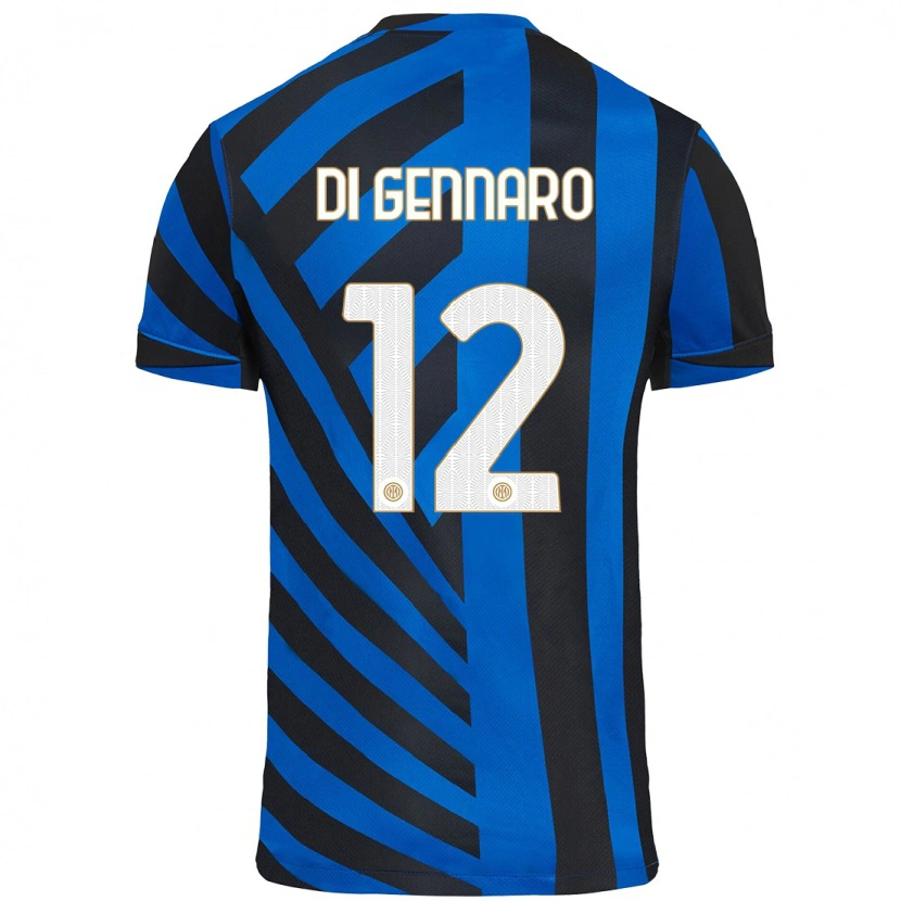 Danxen Damen Raffaele Di Gennaro #12 Blau Schwarz Heimtrikot Trikot 2024/25 T-Shirt Schweiz