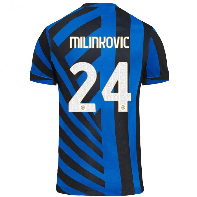 Danxen Damen Marija Milinković #24 Blau Schwarz Heimtrikot Trikot 2024/25 T-Shirt Schweiz