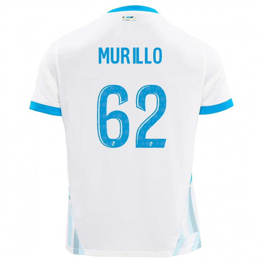 Danxen Damen Amir Murillo #62 Weiß Himmelblau Heimtrikot Trikot 2024/25 T-Shirt Schweiz