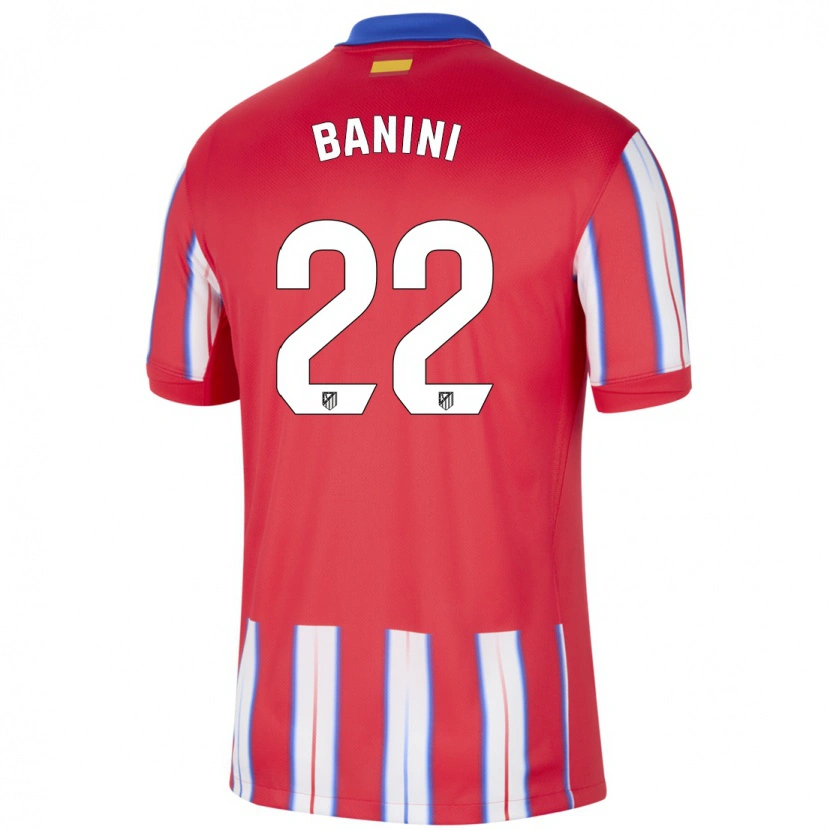 Danxen Damen Estefania Banini #22 Rot Weiß Blau Heimtrikot Trikot 2024/25 T-Shirt Schweiz