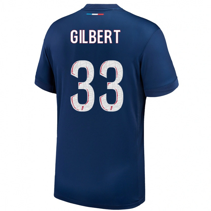 Danxen Damen Tara Elimbi Gilbert #33 Marineblau Weiß Heimtrikot Trikot 2024/25 T-Shirt Schweiz