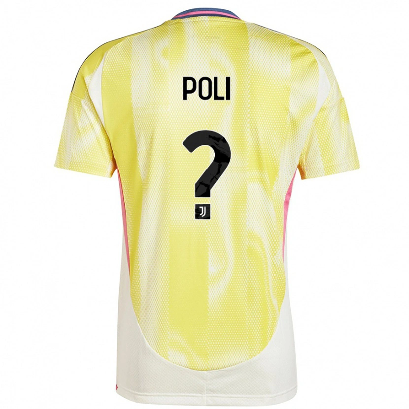 Danxen Damen Fabrizio Poli #0 Solargelb Auswärtstrikot Trikot 2024/25 T-Shirt Schweiz