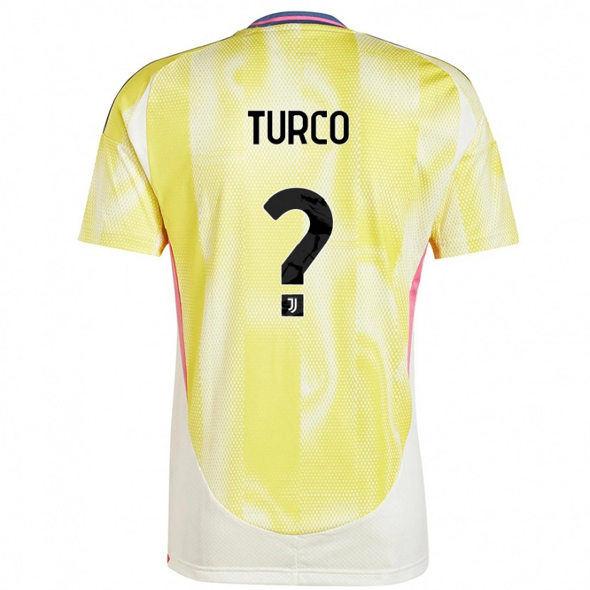 Danxen Damen Stefano Turco #0 Solargelb Auswärtstrikot Trikot 2024/25 T-Shirt Schweiz