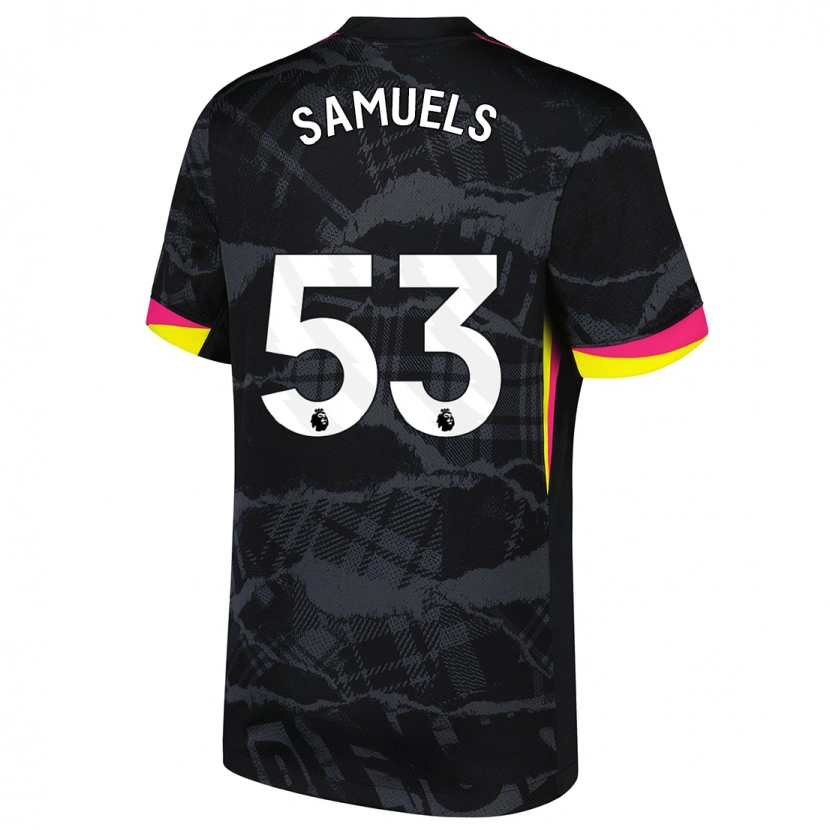 Danxen Damen Ishé Samuels-Smith #53 Schwarz Rosa Ausweichtrikot Trikot 2024/25 T-Shirt Schweiz