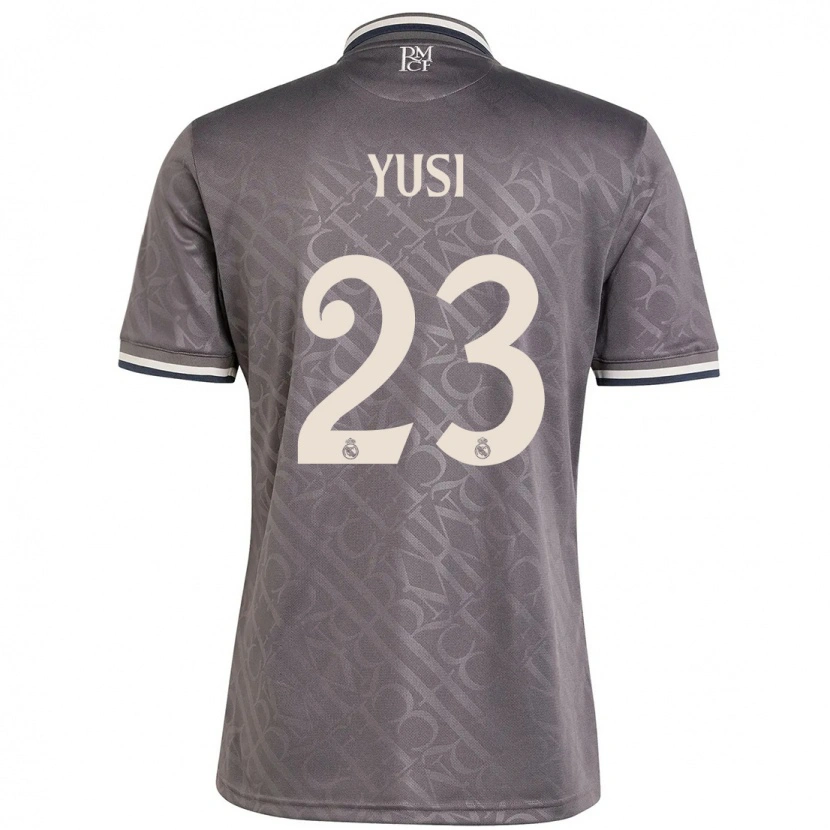 Danxen Damen Youssef Enríquez #23 Anthrazit Ausweichtrikot Trikot 2024/25 T-Shirt Schweiz