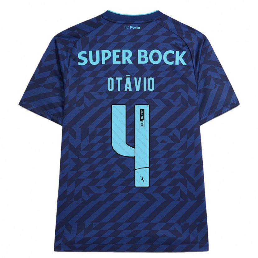 Danxen Damen Otávio #4 Marineblau Ausweichtrikot Trikot 2024/25 T-Shirt Schweiz