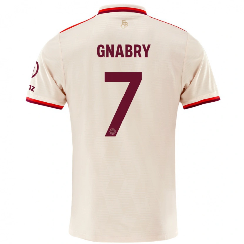 Danxen Damen Serge Gnabry #7 Leinen Ausweichtrikot Trikot 2024/25 T-Shirt Schweiz