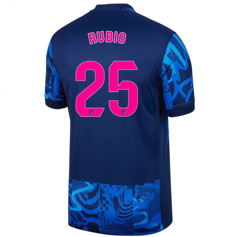 Danxen Damen Daniel Rubio #25 Königsblau Ausweichtrikot Trikot 2024/25 T-Shirt Schweiz