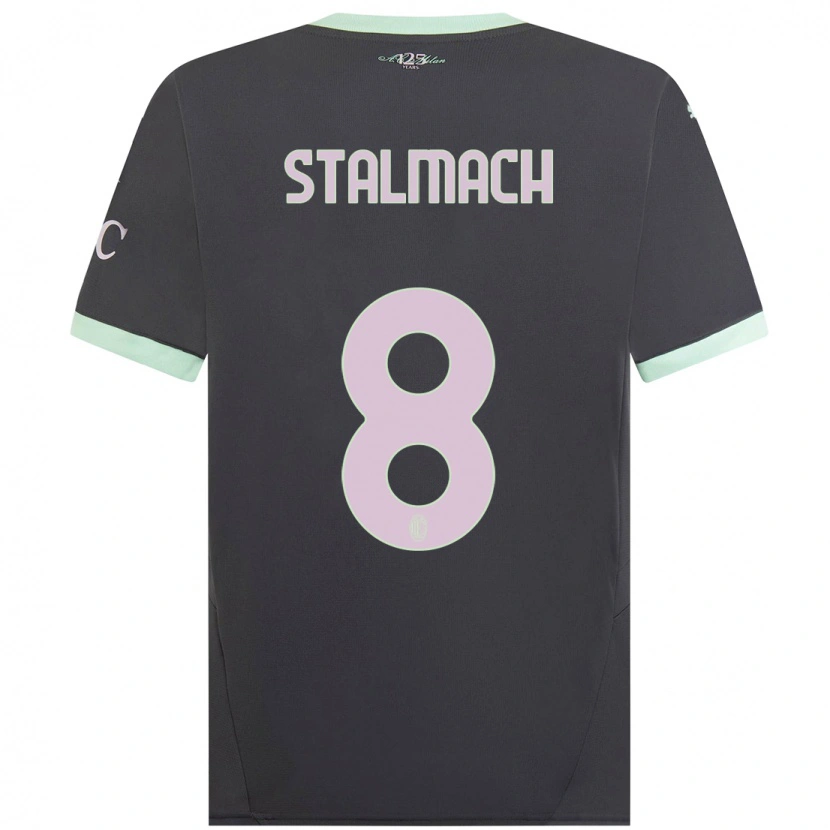 Danxen Damen Dariusz Stalmach #8 Grau Ausweichtrikot Trikot 2024/25 T-Shirt Schweiz