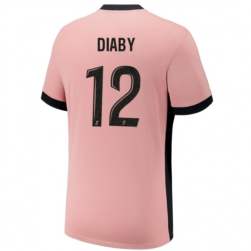 Danxen Damen Ibrahima Diaby #12 Rostros Ausweichtrikot Trikot 2024/25 T-Shirt Schweiz