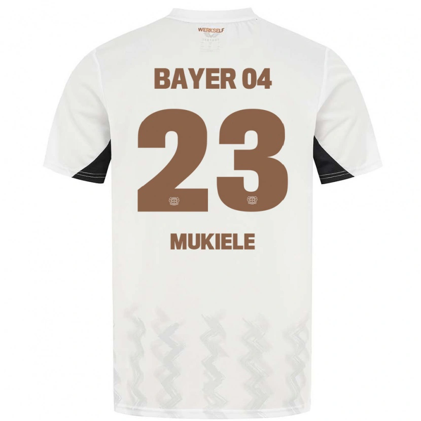 Danxen Kinder Nordi Mukiele #23 Weiß Blau Rot Auswärtstrikot Trikot 2024/25 T-Shirt Schweiz