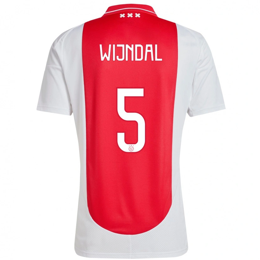 Danxen Kinder Owen Wijndal #5 Rot Weiß Heimtrikot Trikot 2024/25 T-Shirt Schweiz