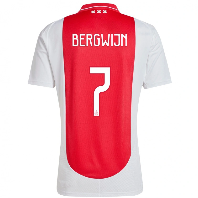 Danxen Kinder Steven Bergwijn #7 Rot Weiß Heimtrikot Trikot 2024/25 T-Shirt Schweiz