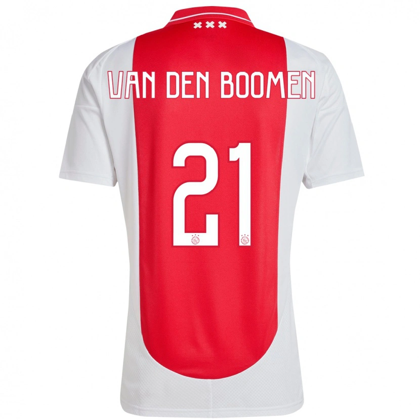 Danxen Kinder Branco Van Den Boomen #21 Rot Weiß Heimtrikot Trikot 2024/25 T-Shirt Schweiz