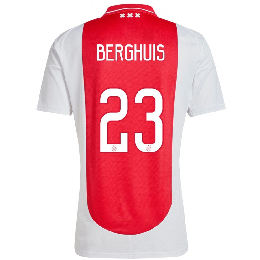 Danxen Kinder Steven Berghuis #23 Rot Weiß Heimtrikot Trikot 2024/25 T-Shirt Schweiz