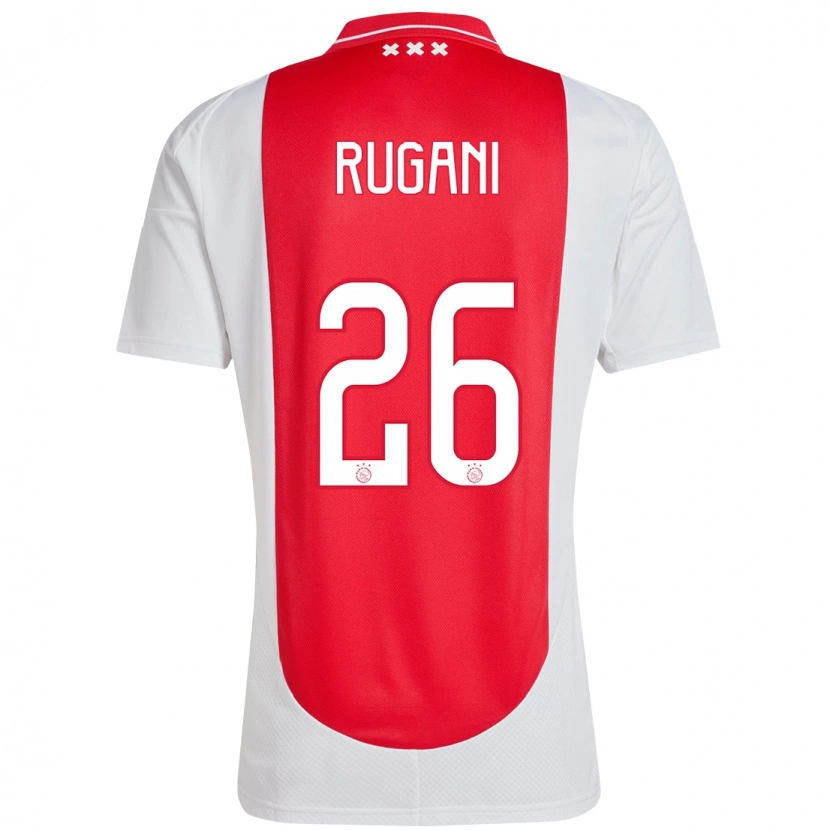 Danxen Kinder Daniele Rugani #26 Rot Weiß Heimtrikot Trikot 2024/25 T-Shirt Schweiz