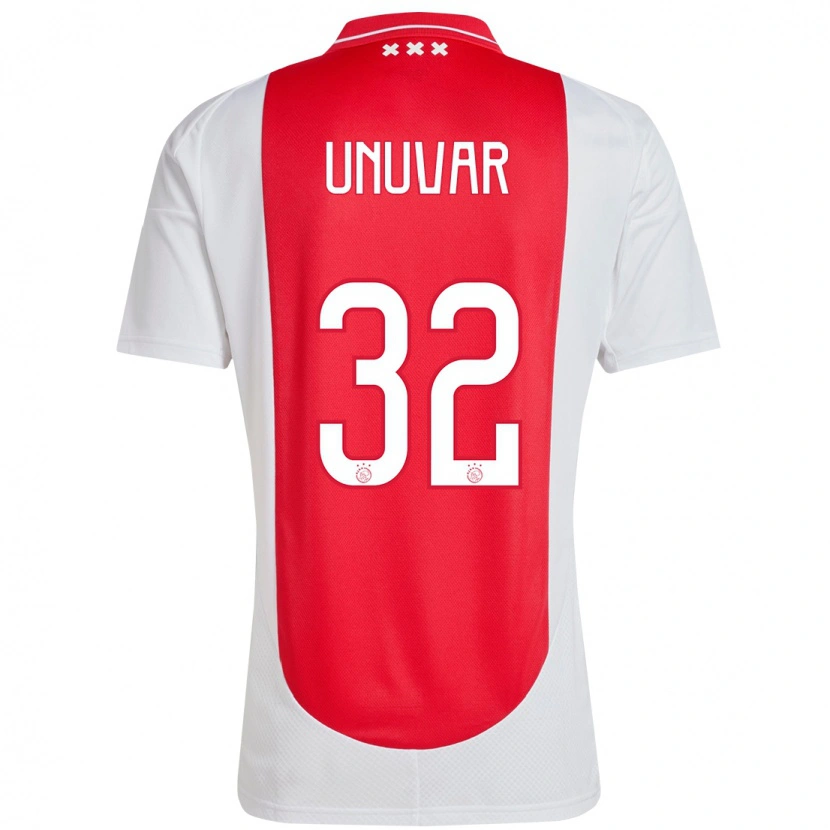 Danxen Kinder Naci Ünüvar #32 Rot Weiß Heimtrikot Trikot 2024/25 T-Shirt Schweiz