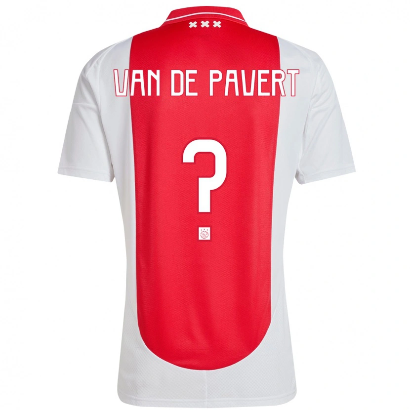 Danxen Kinder Ryan Van De Pavert #0 Rot Weiß Heimtrikot Trikot 2024/25 T-Shirt Schweiz