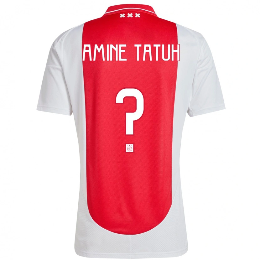 Danxen Kinder Mohammed Amine Tatuh #0 Rot Weiß Heimtrikot Trikot 2024/25 T-Shirt Schweiz